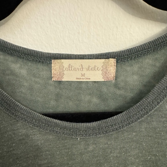 Altar’d State ‘Let The Shenanigans Begin’ Green Graphic Tank with in Medium - Picture 2 of 6